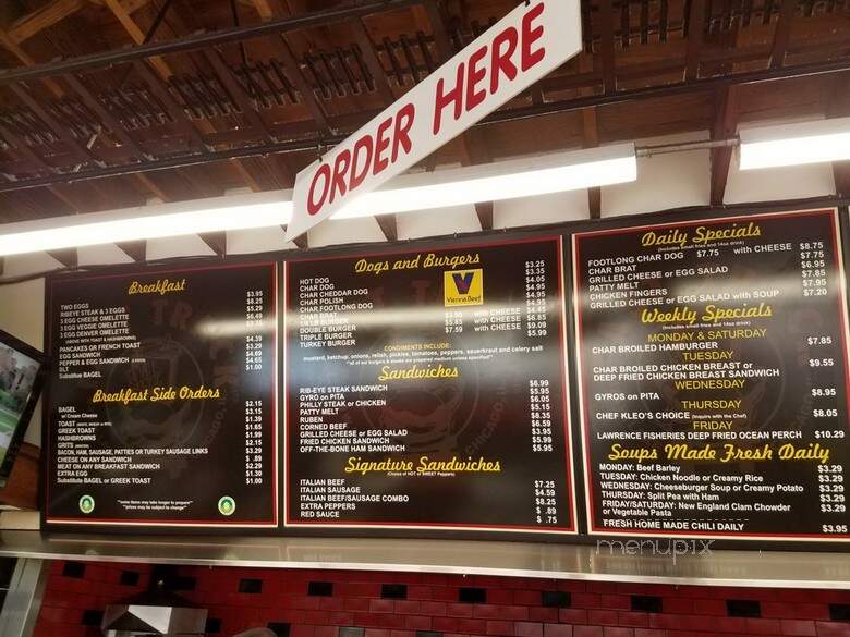 Fast Track - Chicago, IL menu_pic
