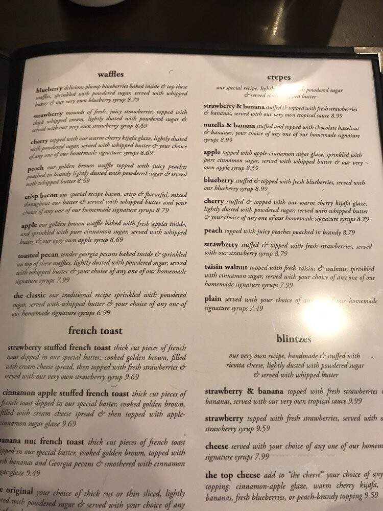 Flap-Jack's Pancake House - Oak Lawn, IL menu_pic