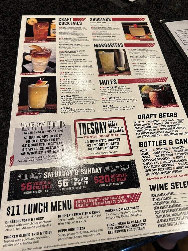 Fox & Hound Pub & Grille - Schaumburg, IL menu_pic