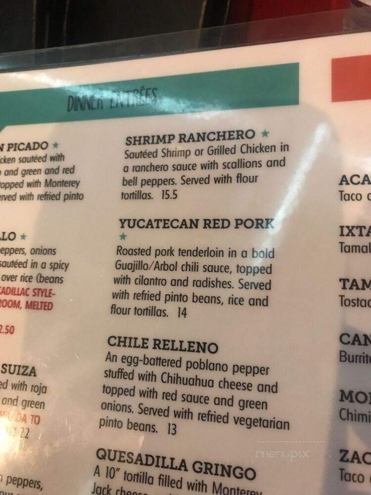 Front Street Cantina - Plainfield, IL menu_pic