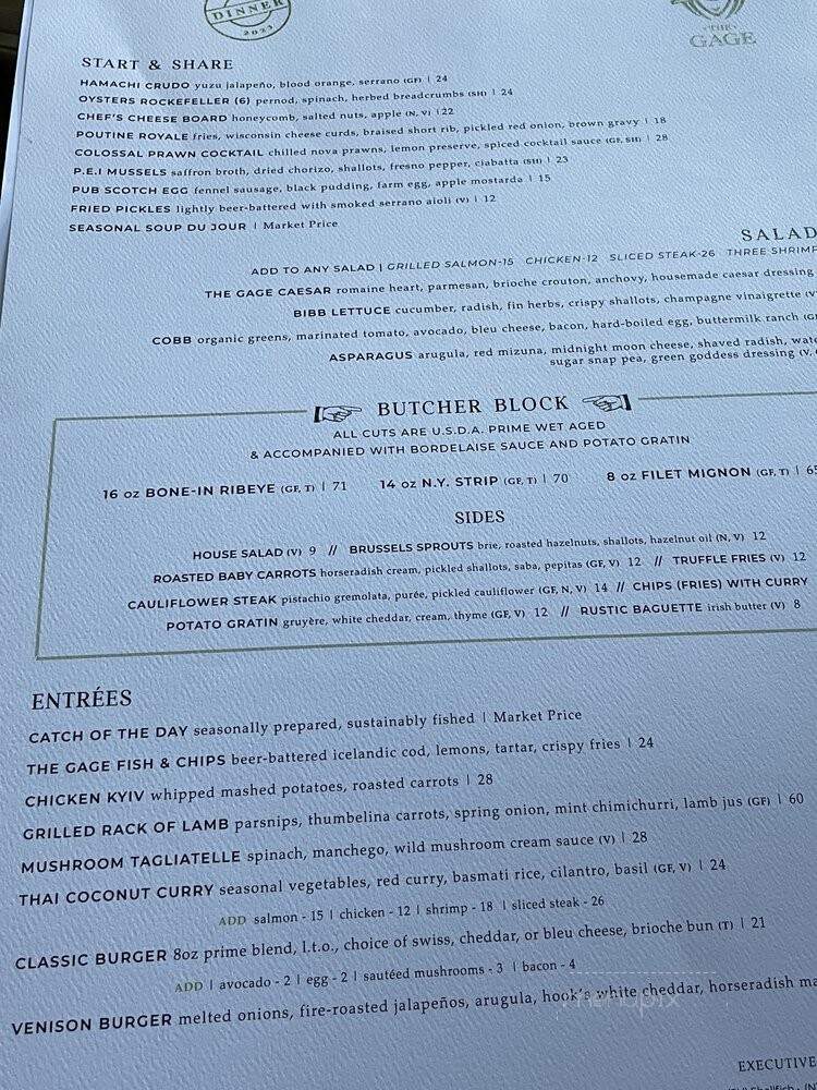 Gage Restaurant & Tavern - Chicago, IL