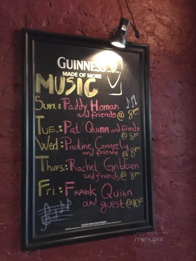 Galway Arms - Chicago, IL menu_pic