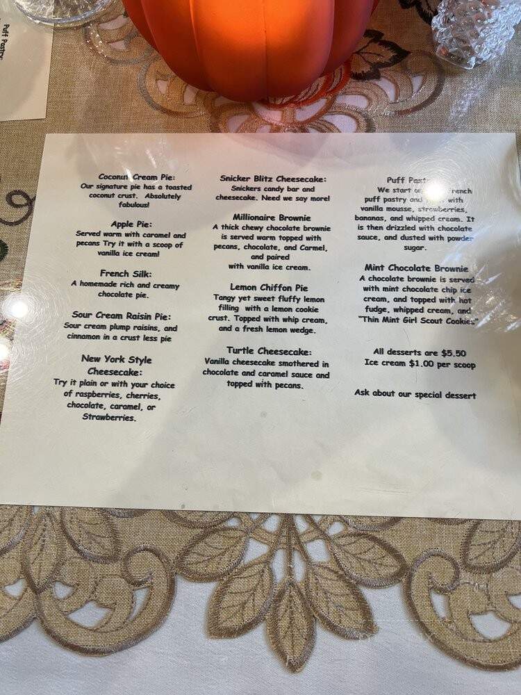 Tea Thyme At Sadie's - Fort Dodge, IA menu_pic