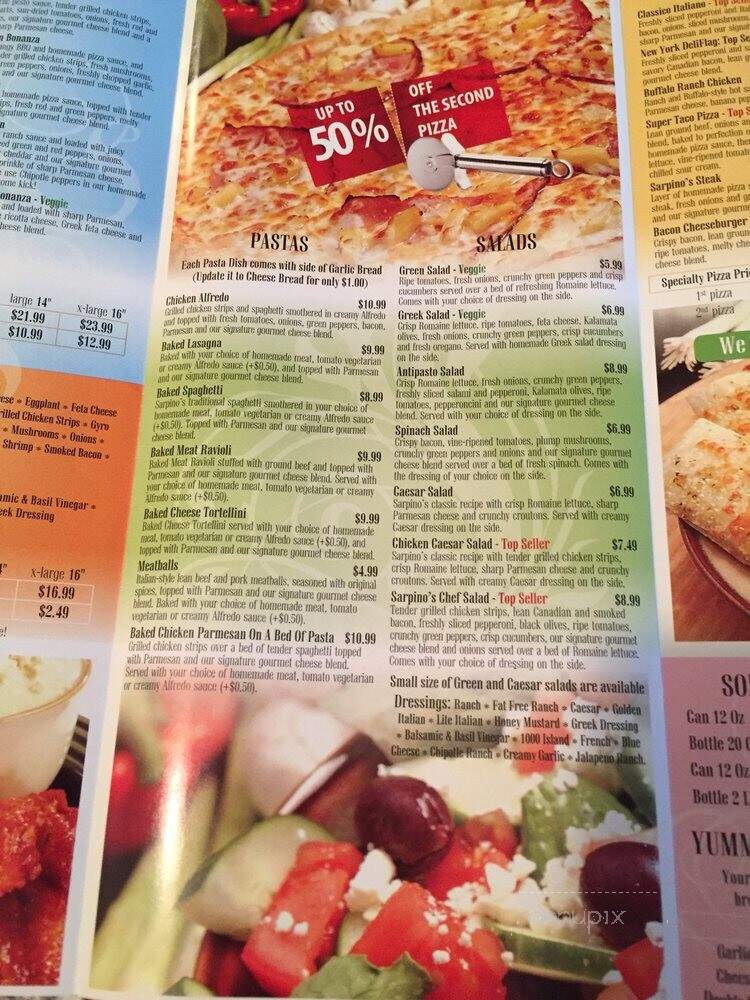 Sarpino's Pizzeria - Clive, IA menu_pic