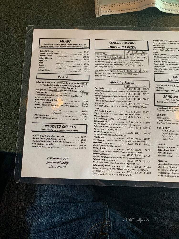Tavern - West Des Moines, IA menu_pic