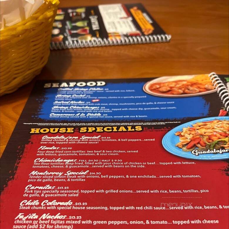 Monterrey Mexican Restaurant - Clive, IA menu_pic