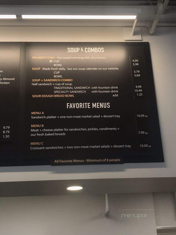 Palmer's Deli & Market - Urbandale, IA menu_pic