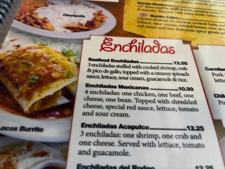 El Rodeo Mexican Restaurant - Urbandale, IA menu_pic