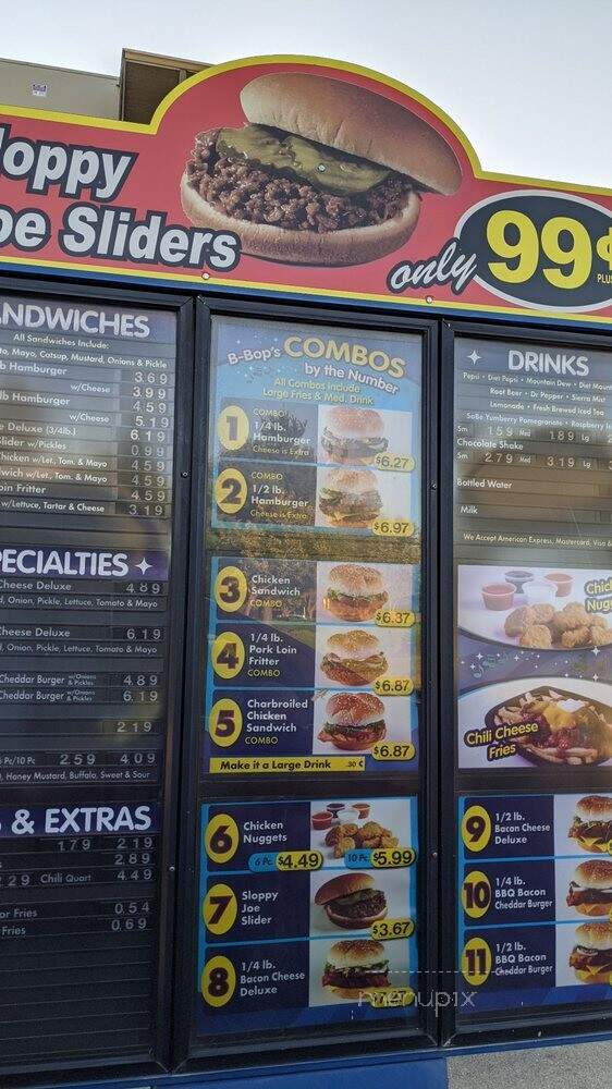 B-Bop's Burgers Fries Cola - Windsor Heights, IA menu_pic
