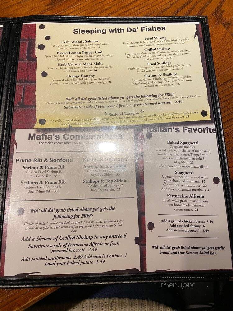 Chicago Speakeasy - Des Moines, IA menu_pic
