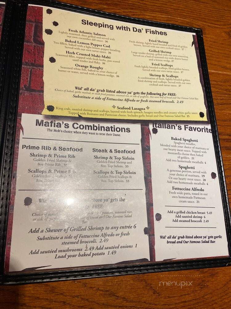 Chicago Speakeasy - Des Moines, IA menu_pic