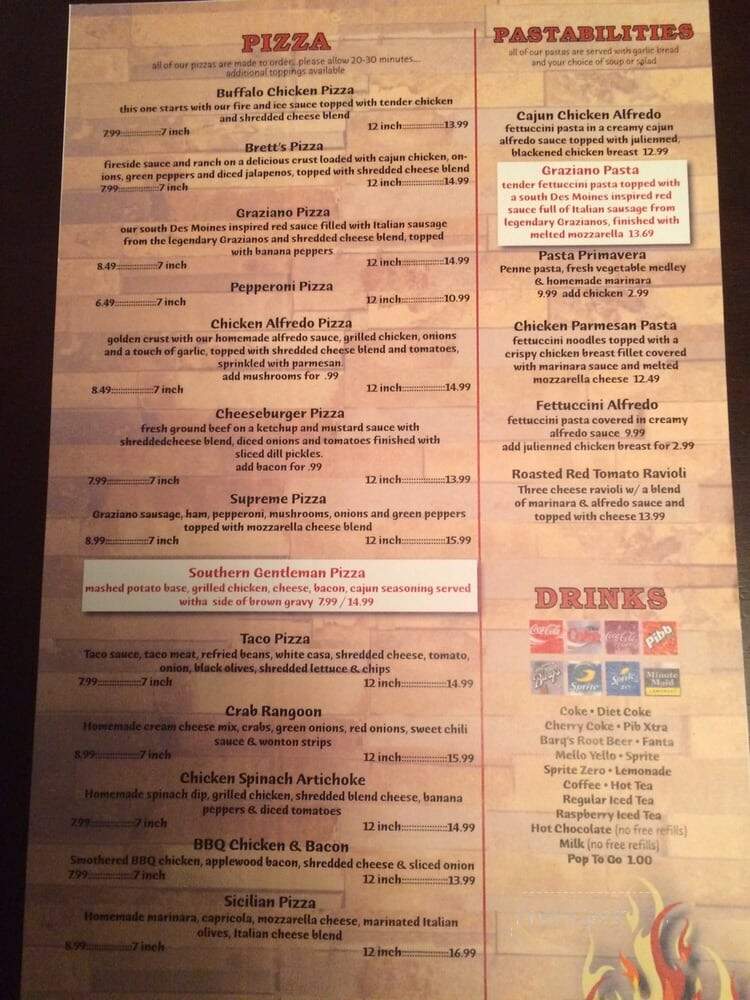 Fireside Grille - Altoona, IA menu_pic