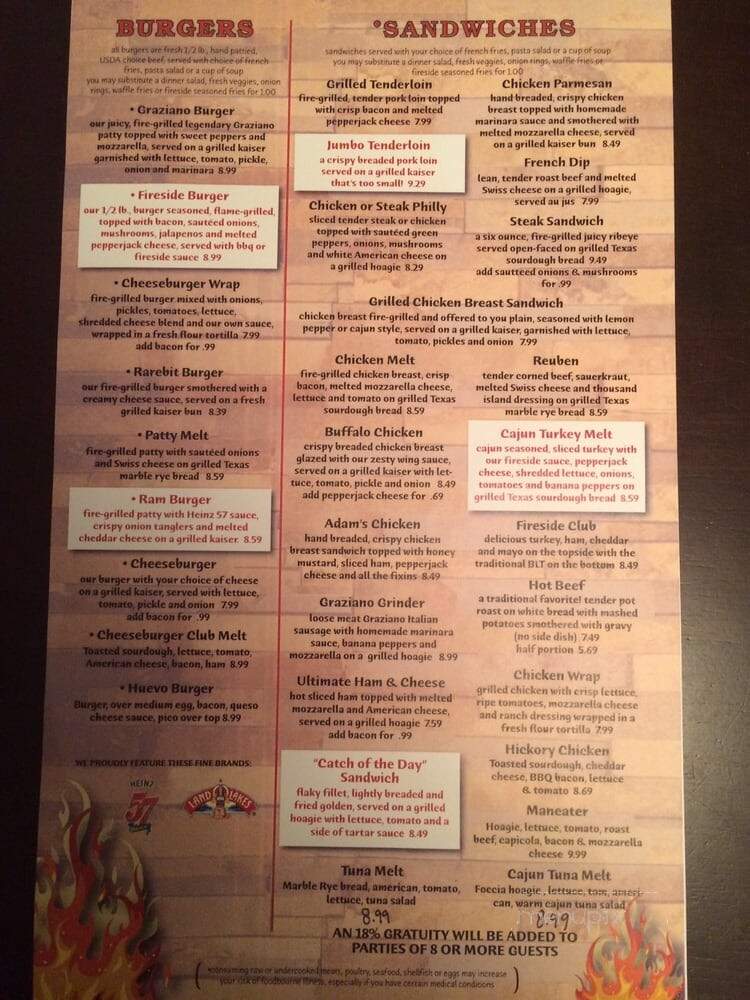 Fireside Grille - Altoona, IA menu_pic