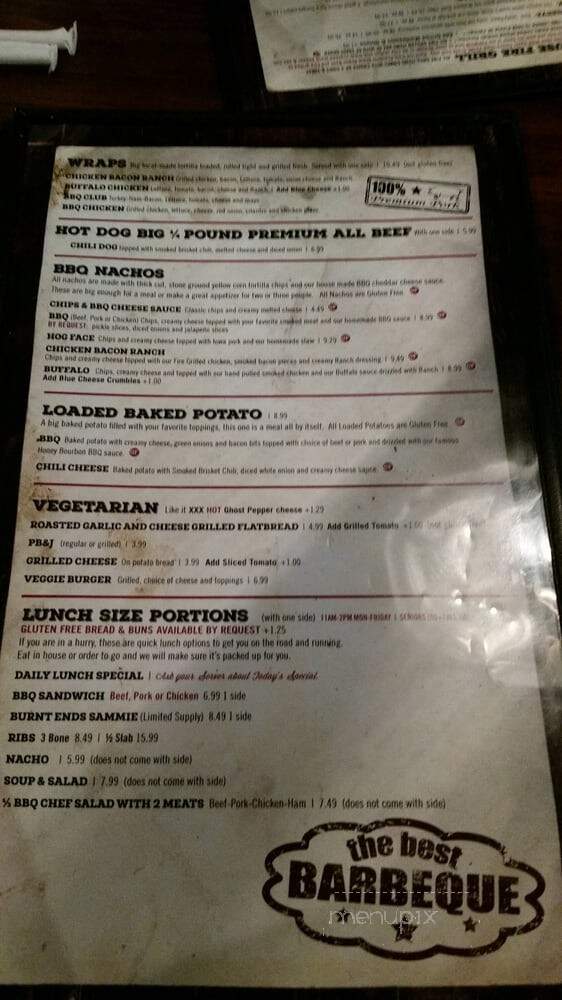 Bubba-Qs - Ottumwa, IA menu_pic