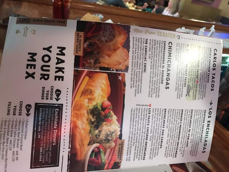 Carlos O'Kelly's Mexican Cafe - Cedar Rapids, IA menu_pic