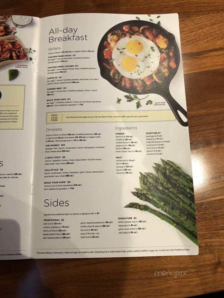 Hy-Vee - Cedar Rapids, IA menu_pic