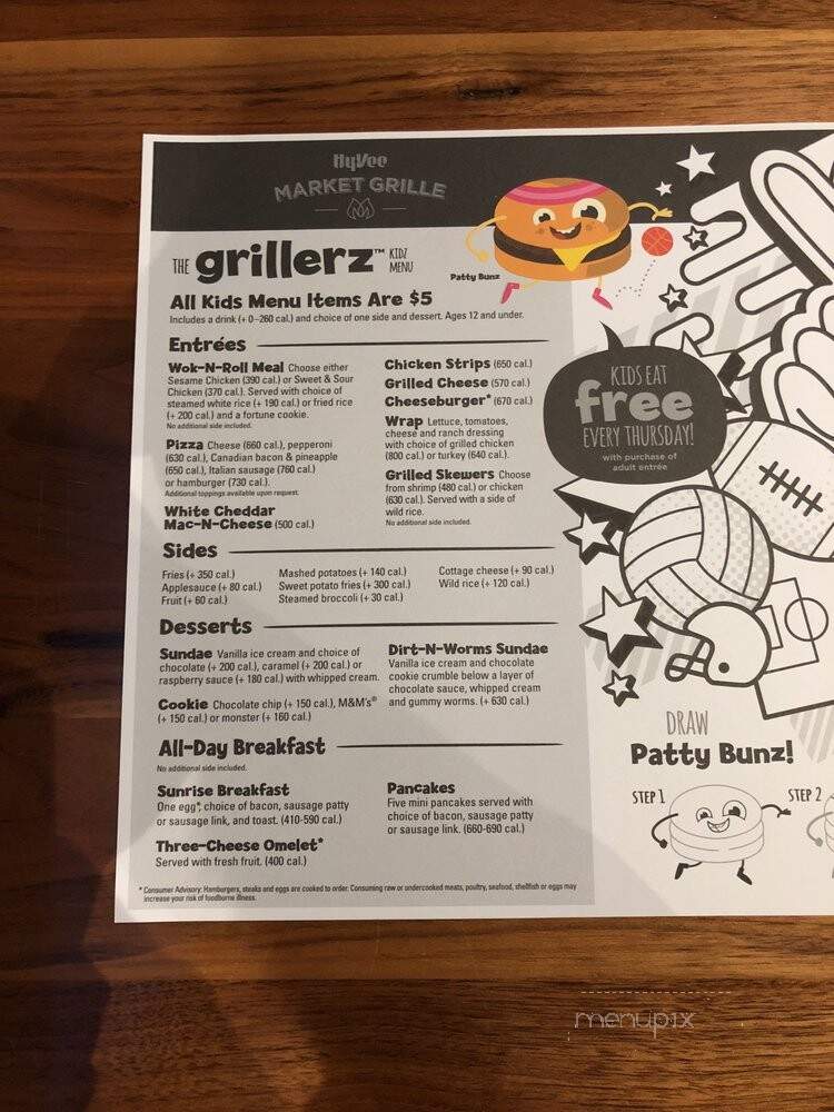 Hy-Vee - Cedar Rapids, IA menu_pic
