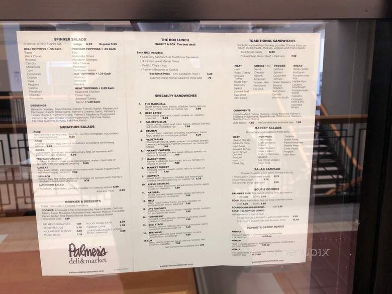 Palmer's Deli & Market - Des Moines, IA menu_pic