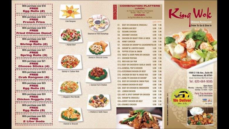 King Wok - Hutchinson, KS menu_pic