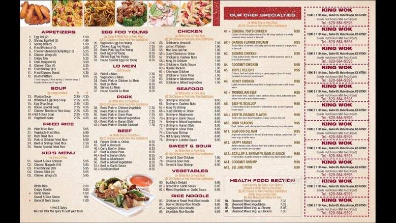 King Wok - Hutchinson, KS menu_pic