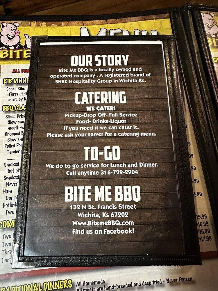 Bite Me BBQ - Goddard, KS menu_pic