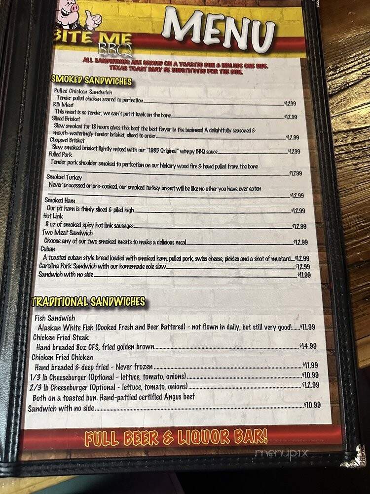 Bite Me BBQ - Goddard, KS menu_pic