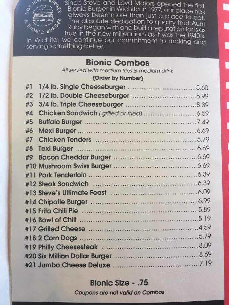 Bionic Burger Hamburgers - Wichita, KS