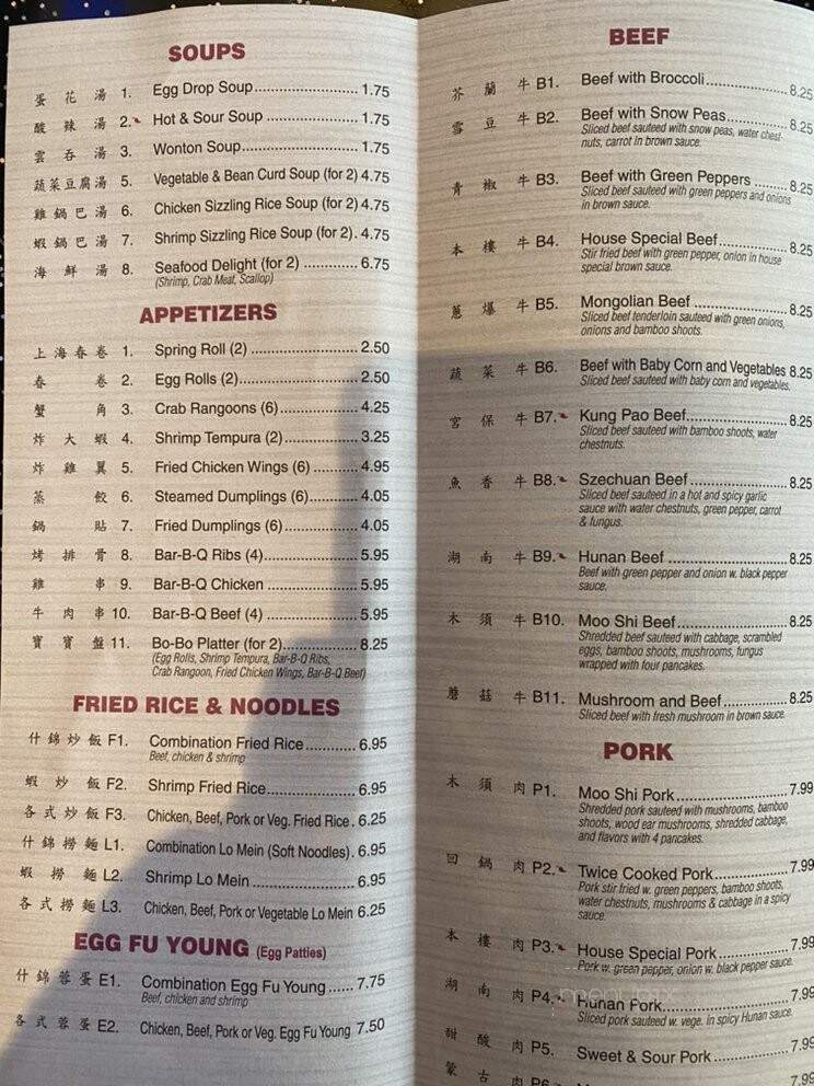 China Buffet - Emporia, KS menu_pic