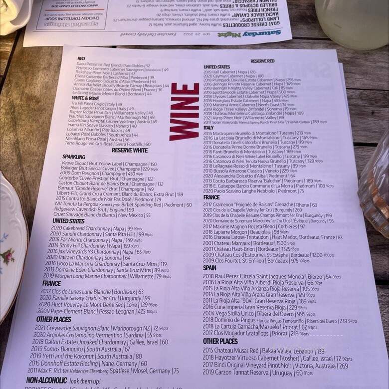 Campus Hideaway - Lawrence, KS menu_pic