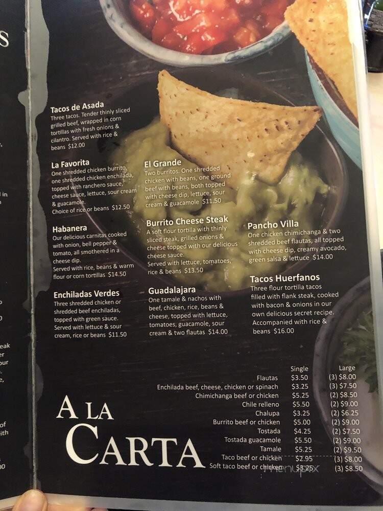 Dos Reales Authentic Mexican - Shawnee Mission, KS menu_pic