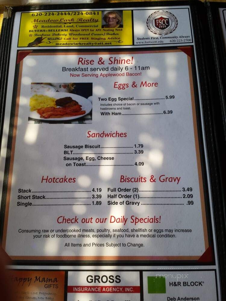 Nu Grill - Fort Scott, KS menu_pic
