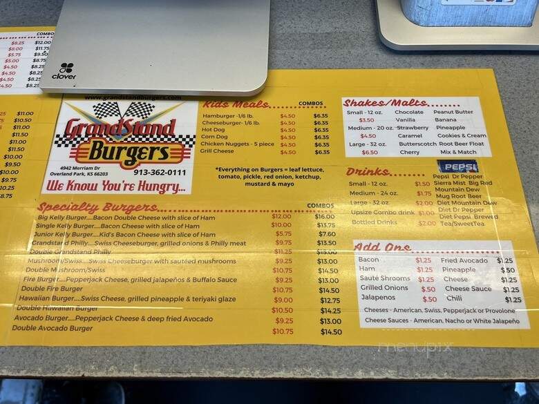 Grandstand Burgers - Shawnee Mission, KS