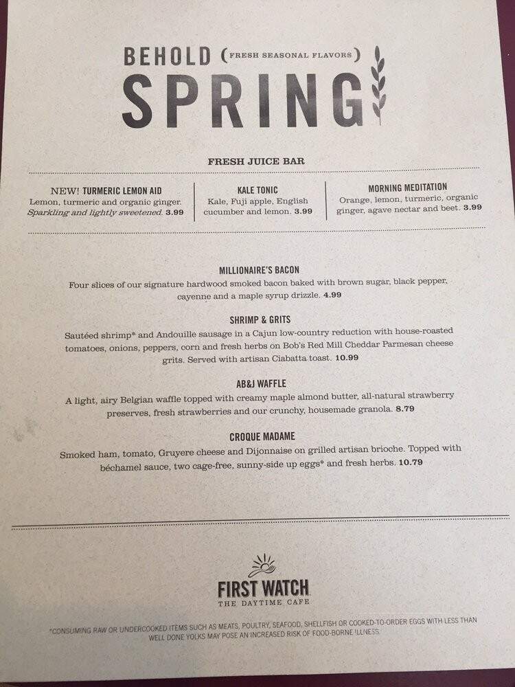 First Watch - Overland Park, KS menu_pic