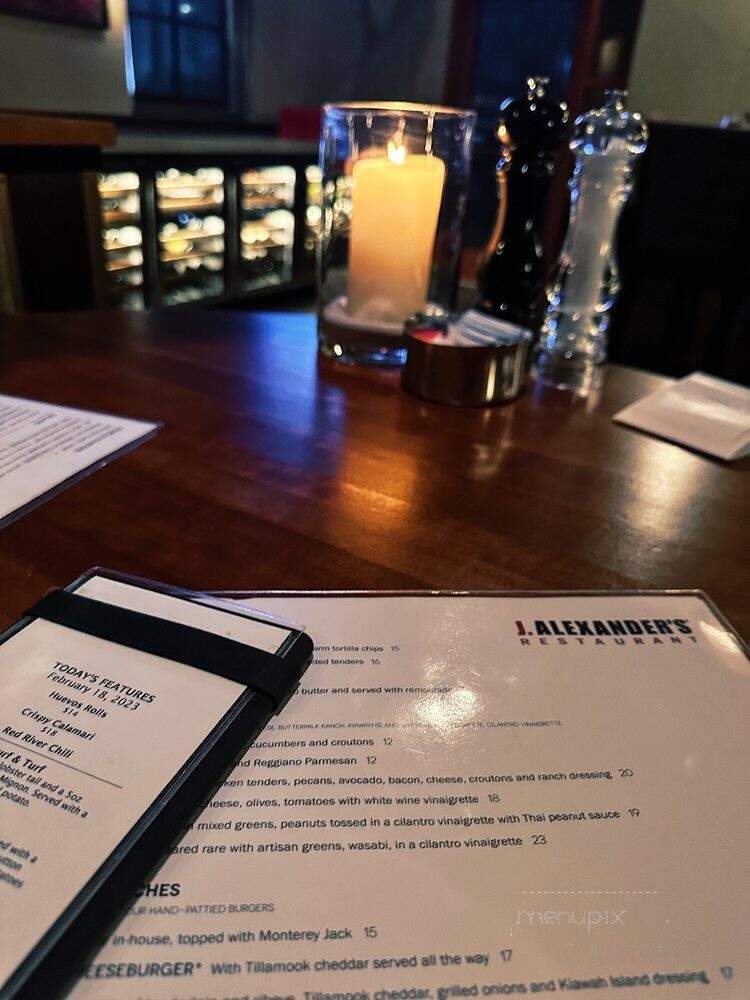 J. Alexander's - Shawnee Mission, KS menu_pic