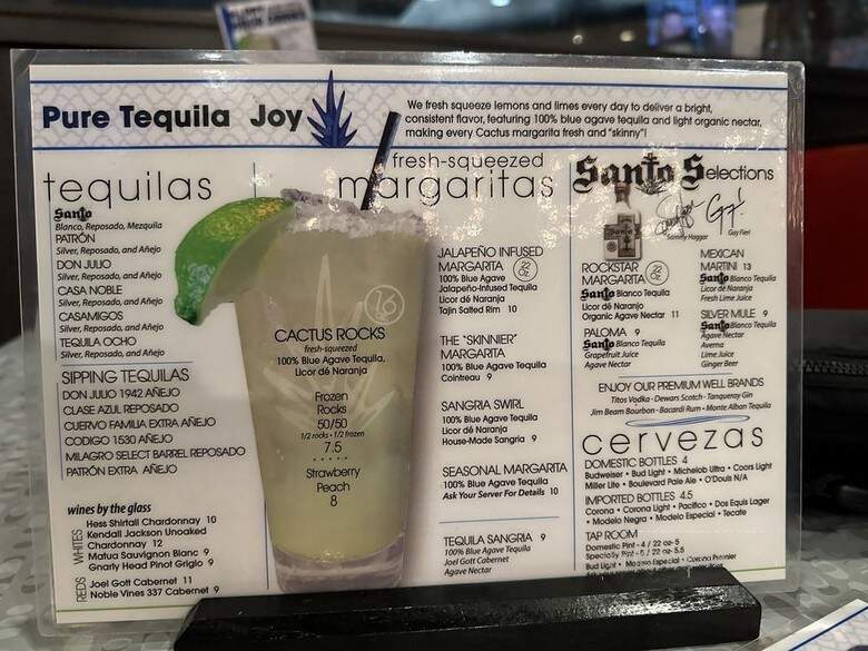 Cactus Grill - Shawnee Mission, KS menu_pic