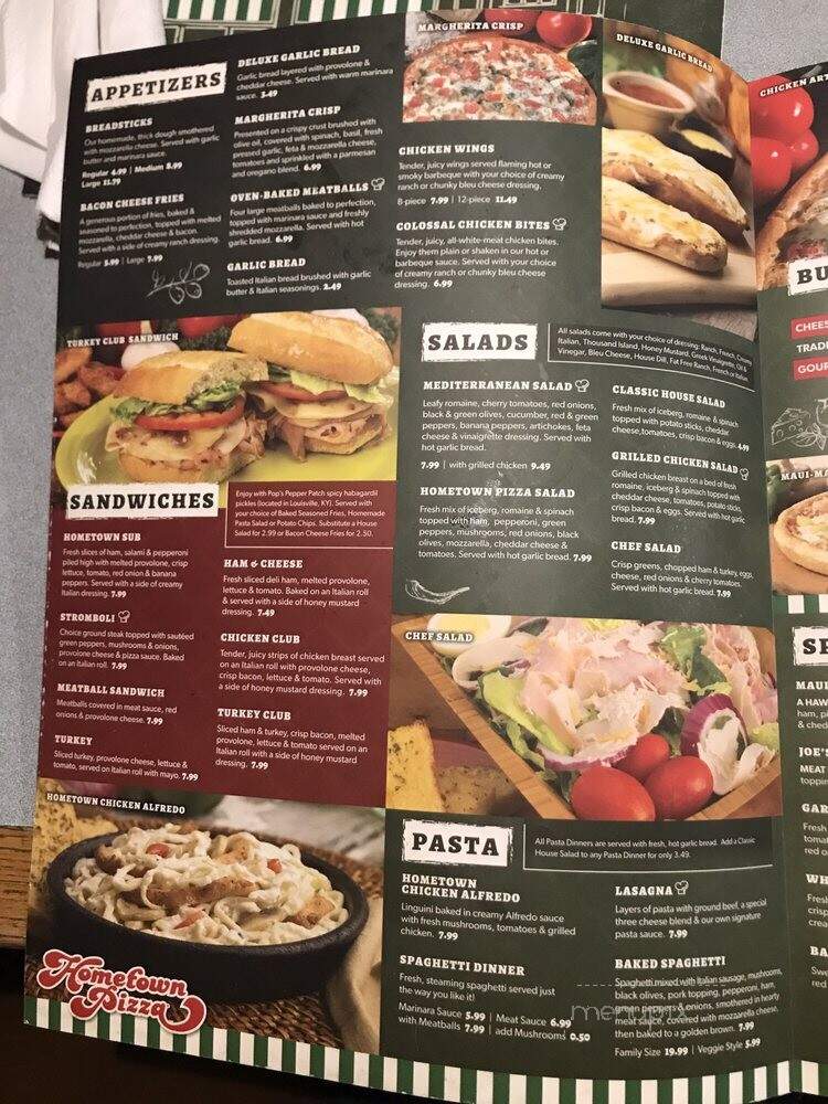 Hometown Pizza - Earlington, KY menu_pic