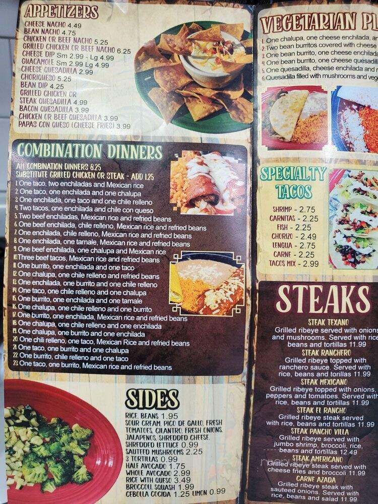 Los Amigos - Owensboro, KY menu_pic