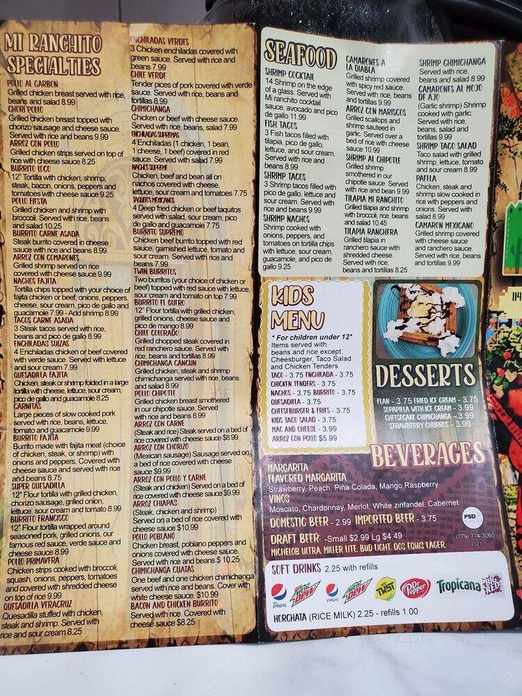 Los Amigos - Owensboro, KY menu_pic