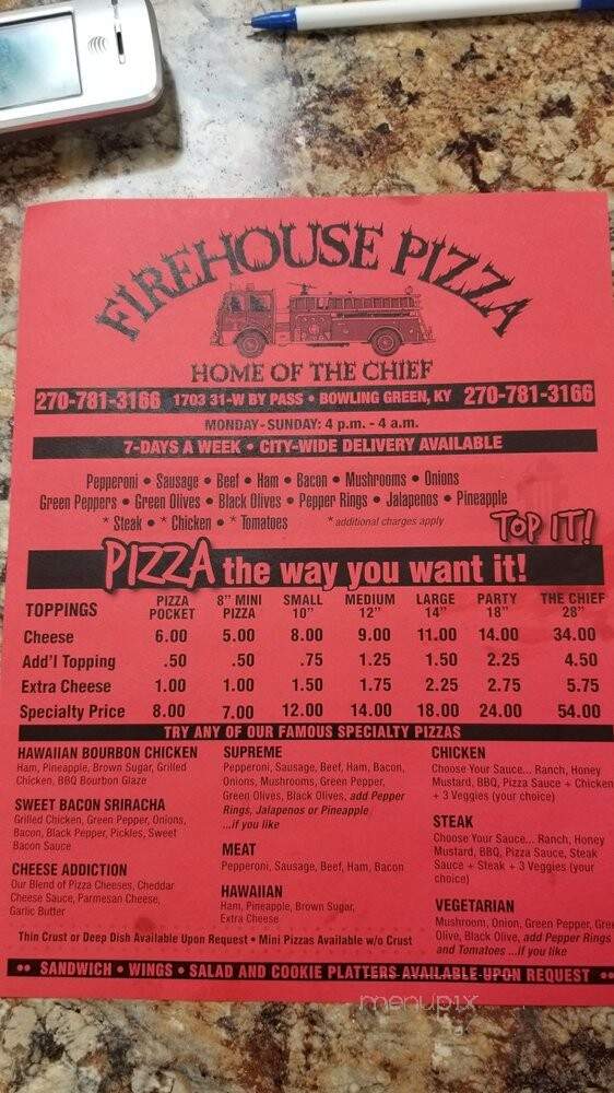 Firehouse Pizza - Bowling Green, KY