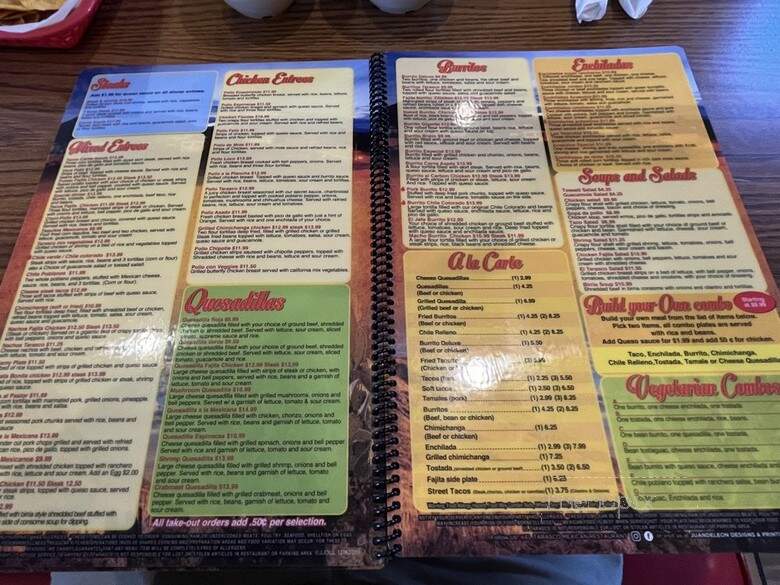 El Tarasco - Louisville, KY menu_pic