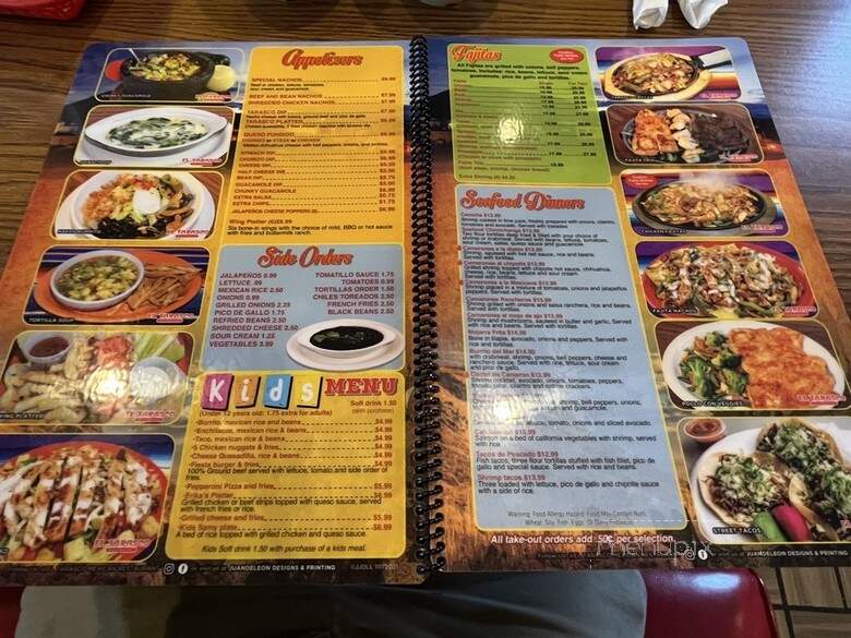 El Tarasco - Louisville, KY menu_pic