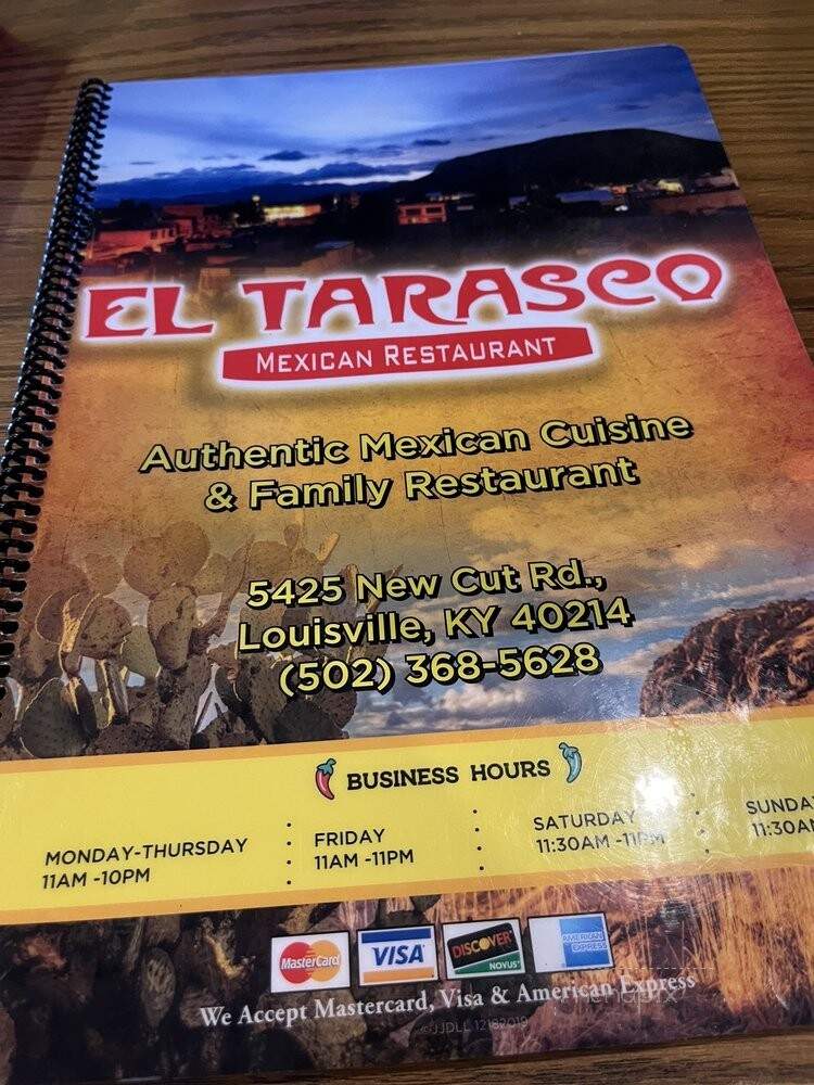 El Tarasco - Louisville, KY menu_pic