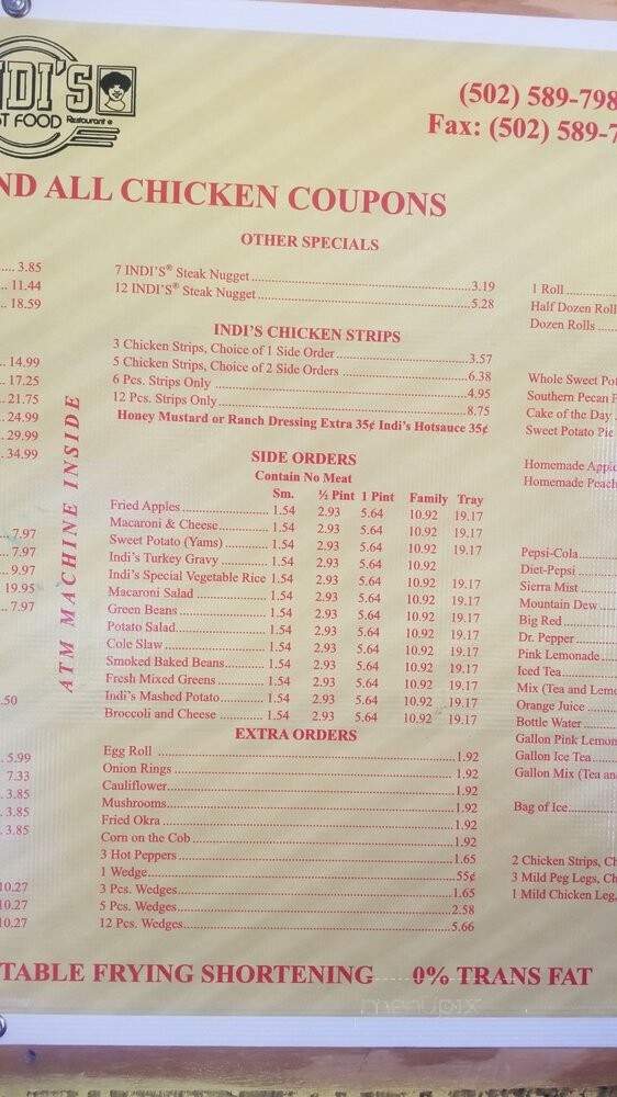 Indi's Fast Food Restaurant - Louisville, KY