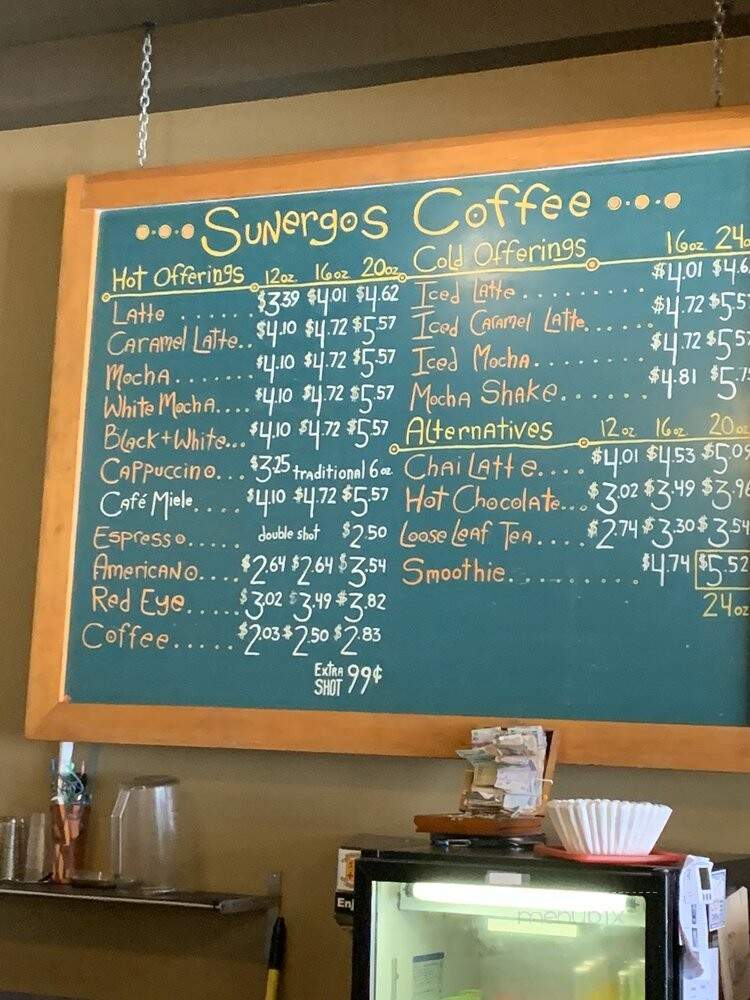 Sunergos Coffee & Roastery - Louisville, KY menu_pic