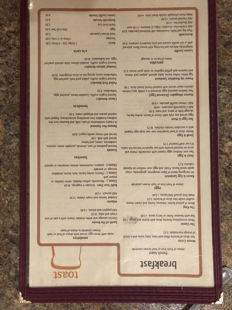 Toast On Market - Louisville, KY menu_pic