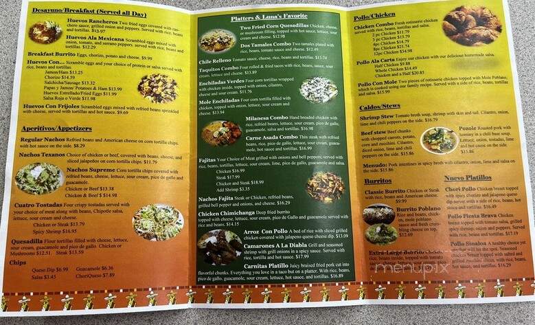 Luna's Rotisserie - Louisville, KY menu_pic