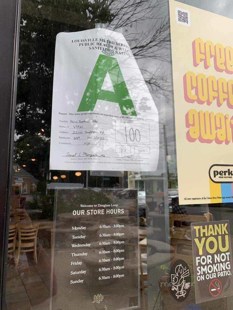 Heine Brothers Coffee - Louisville, KY menu_pic