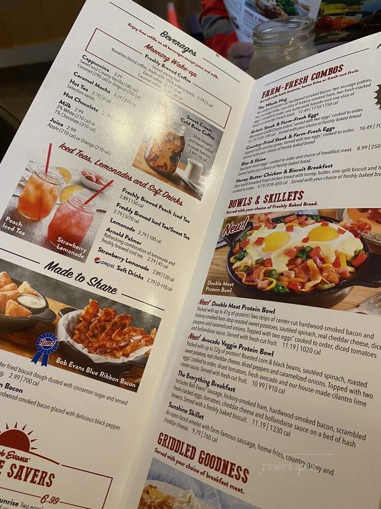 Bob Evans Restaurant - Louisville, KY menu_pic