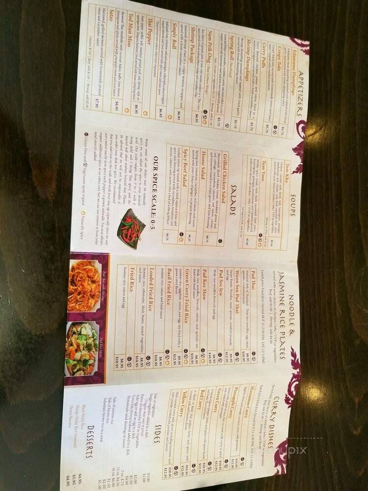 Simply Thai - Louisville, KY menu_pic