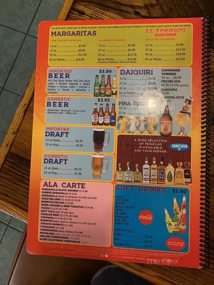 El Tarasco - Louisville, KY menu_pic